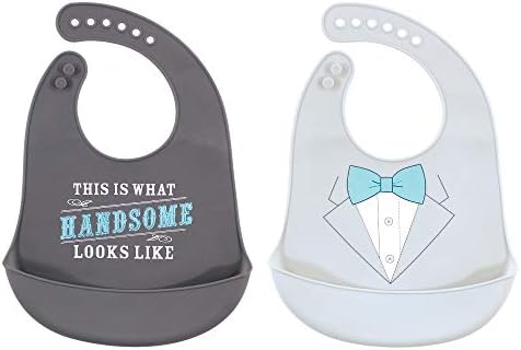 Little Treasure Unisex BabySilicone Bibs by Little+Treasure