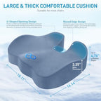 BlissTrends Memory Foam Seat Cushion - Image 2