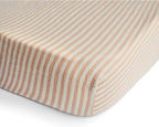 mushie Extra Soft Muslin Fitted MINI Crib Sheet | 24"x 38" - Image 2