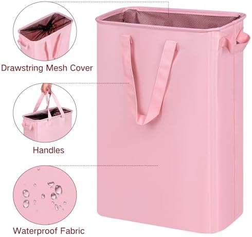 efluky Slim Laundry Basket, Narrow Laundry Hamper - Image 2