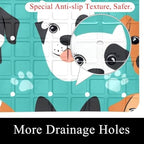 Bathtub Mat Non Slip 26.8x15.1In, Dogs Bath Mat - Image 2