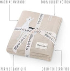 Unisex Cozy Receiving Swaddle Cuddle Stroller Crib Stroller 100% Fine Loomed - Image 3