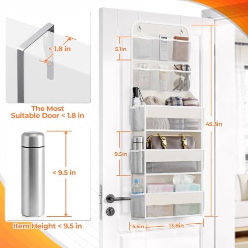 SpaceHacks 5-Tier Over the Door Organizer - Image 2
