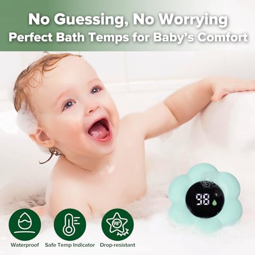 Haakaa Silicone Baby Bath Thermometer – Water Temperature Thermometer - Image 2