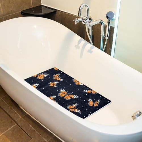 Non Slip Bathtub and Shower Mat 26.8x15.1 inch, Bath Mat - Image 4