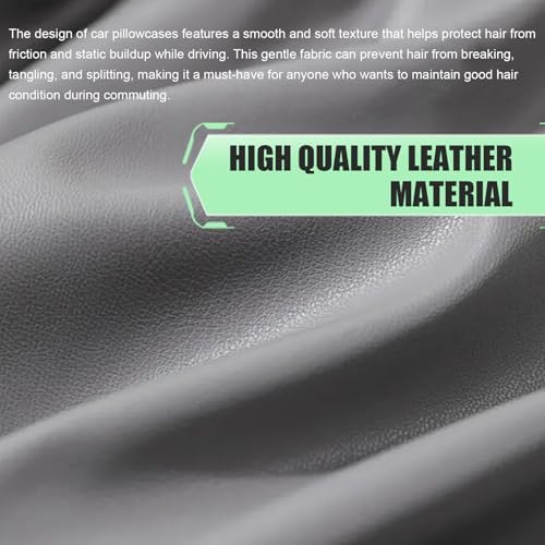 Shakas 2 PCS Cars Headrest Covers, Full Wrap-around Non-marking Fit - Image 3