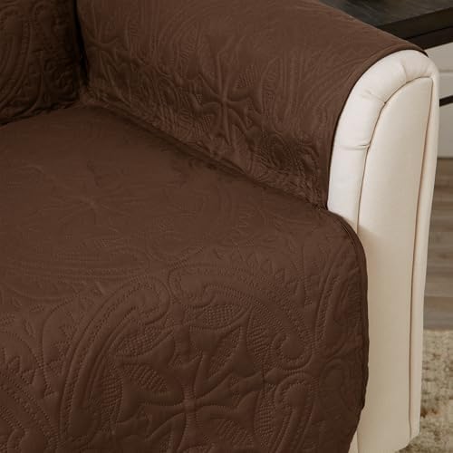Great Bay Home Reversible Loveseat Cover - Image 4