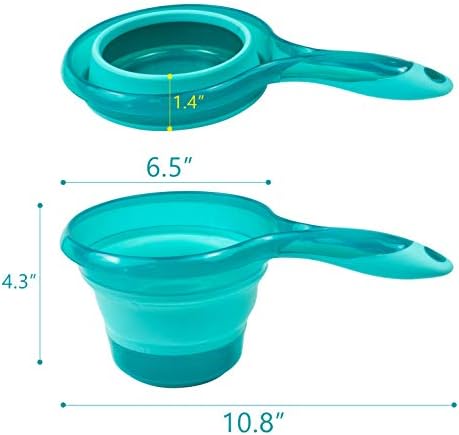 AUEAR, Folding Water Ladle Collapsible Spoon Scoop Cup - Image 2