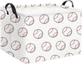 Rectangular Baseball Basket Kids Baby Nursery Storage Basket by HIYAGON