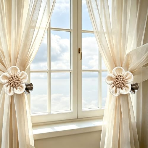 SRG Curtain Tiebacks for Curtains 2 Pack, Decorative Curtain Holdbacks for - Image 4