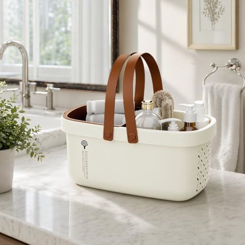 Pulseplay Portable Plastic Shower Caddy Basket - Image 6