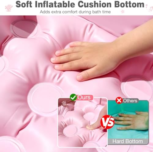 Collapsible Baby Bathtub for Babies & Toddlers, Foldable Portable Baby Tub - Image 2