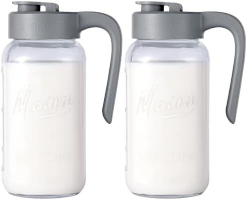 Mason Jar Pitcher, Glass Pitcher by spreccio