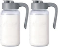 Mason Jar Pitcher, Glass Pitcher by spreccio