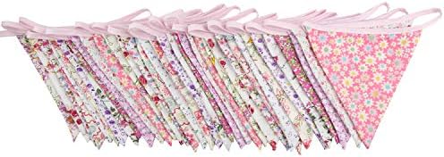 10M/32Ft Triangle Bunting Banner, Baby Shower, Outdoor and Home Decorations - Image 3