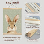 You found a duck Cute Rabbit Wall Art Decor, Nordic Woodland Animal Wall - Image 6