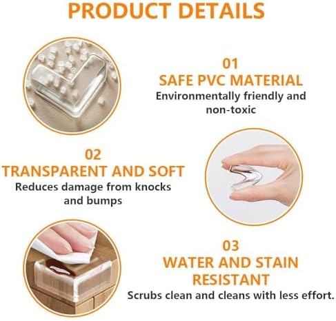 10 Pack Corner Protector Baby, Table Corner Covers Baby Safety - Image 4
