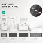 ILANGO Bathroom Rugs 30" × 20", Extra Soft Absorbent Microfiber Bath Rugs - Image 4
