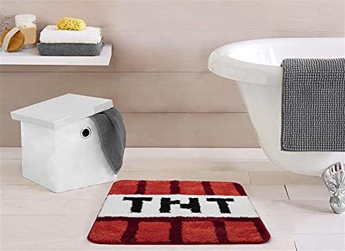 Jay Franco Minecraft Creeper TNT Tufted Polyester Bath Rug, Kids Bath - Image 2