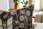 Bird Floral Print 12x20 Lumbar Pillow Cover - Image 2
