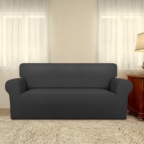 PureFit Super Stretch Sofa Slipcover – Spandex Non Slip Soft Couch Sofa Cover - Image 2