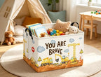 Rectangular Kids Storage Basket Baby Gift Basket Cute Toy Storage Bin Organizer - Image 6