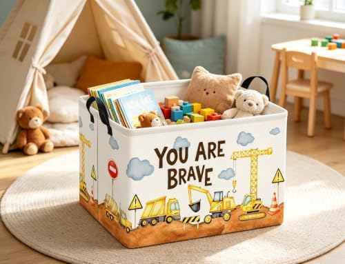 Rectangular Kids Storage Basket Baby Gift Basket Cute Toy Storage Bin Organizer - Image 6