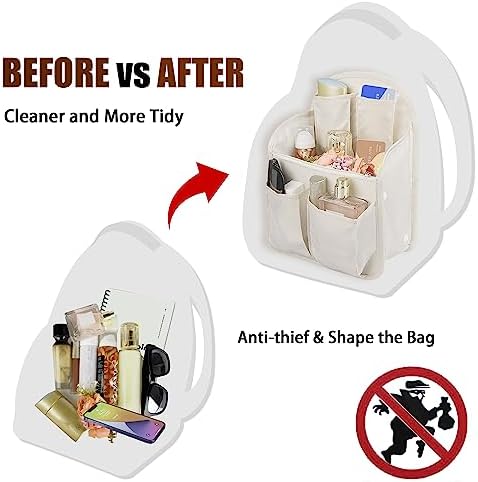 Bag Organizer Insert, Oxford Fabric Travel Divider Bag - Image 4