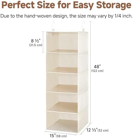 StorageWorks Hanging Closet Organizer - Image 3