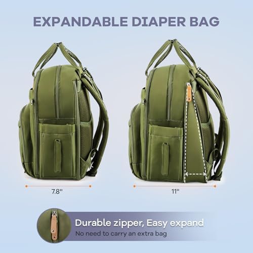 RUVALINO Baby Diaper Bag Backpack - Image 2