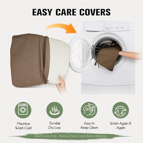 kingphenix Chair Cushions for Dining Chairs, 2.5 Inches Thick - Image 4