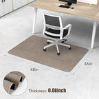 Blvornl Office Chair Mat for Hardwood Floor, Computer Chair Mat - Image 2