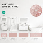 ILANGO Bathroom Rugs 48" × 24", Extra Soft Absorbent Microfiber Bath Rugs - Image 2