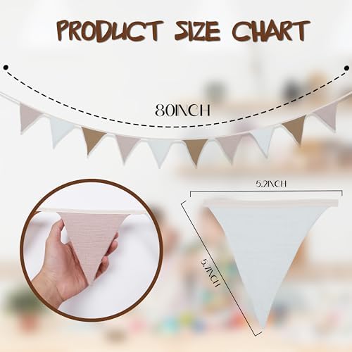 Pennant Banner Flags, Infant and toddler room decoration pennant, - Image 3
