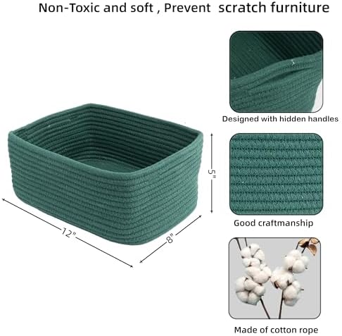 XUANGUO Small Woven Storage Baskets - Image 2