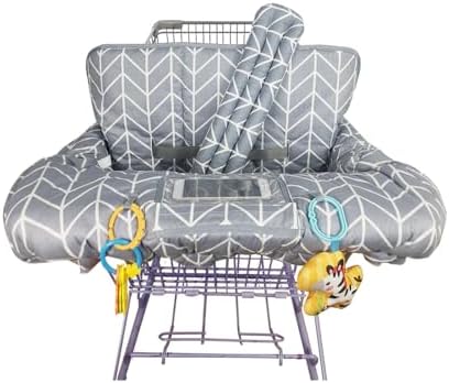 ICOPUCA Shopping Cart Cover for Baby, 2 in 1 cart Cover for Babies N high Chair by ICOPUCA