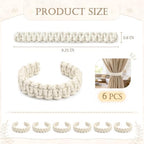 Boho Curtain Tiebacks, Braided Curtain Holdbacks - Image 5