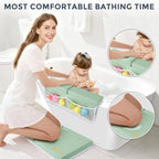 Bath Kneeler and Elbow Rest Pad Set, 1.5” Thick Bathtub Kneeling Mat - Image 2
