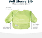 Tiny Twinkle Long Sleeve Bib for Babies & Toddlers | 2-Pack Waterproof Smock - Image 5