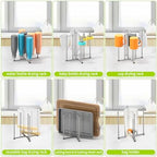 Reusable Bag & Bottle Drying Rack, Collapsible Countertop Organizer - Image 3