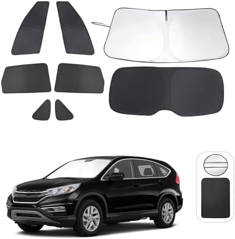 TINGLU Window Shades for Honda CR-V 2012 2013 2014 2015 2016 Accessories Car by TINGLU