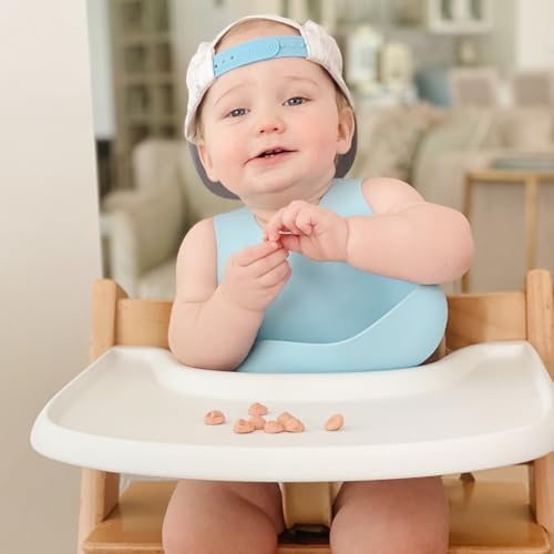 Magnetic Silicone Baby Bib – Waterproof, Dishwasher Safe, BPA Free Food-Grade - Image 4