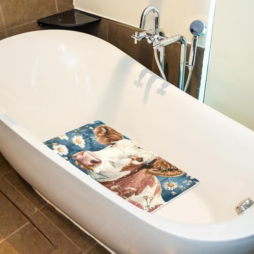 Bath Tub Shower Mat, Washable Bathtub Floor Mats, Suction Cups and Drain Holes - Image 5