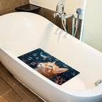 Shower Mat Non Slip 26.8 x 15.1 Inches, Underwater Cat Ocean Bathtub Mat Shower - Image 5