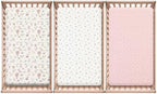 PHF 3 Pack Soft Floral & Animal Crib Sheets Fitted, Comfy Breathable Baby Sheets - Image 6