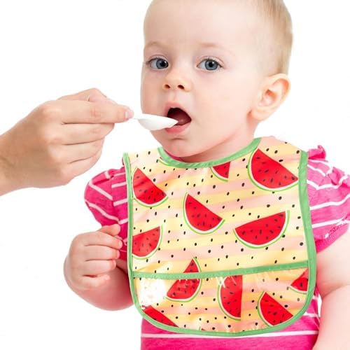 6Pcs Waterproof Baby Feeding Bibs, Mess Proof Toddler Bibs - Image 4