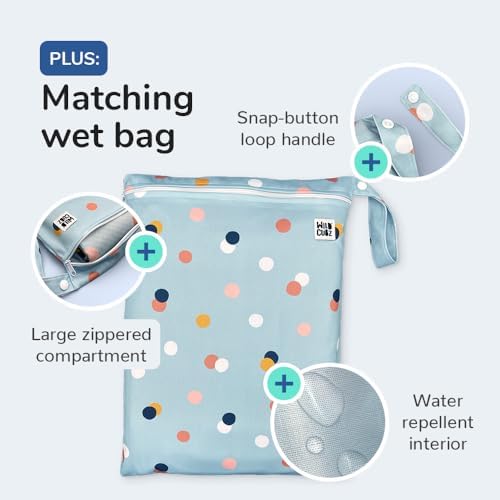 51" Heavy Duty Baby Splat Mat for Under High Chair | Includes Wet Bag | Premium - Image 4