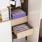 joyoldelf Sock Drawer Organizer Divider 4 Packs Underwear Organizer, 24 Cell - Image 3