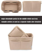 LEXSION Felt Purse Organizer Insert, Tote Bag Shaper Dividers - Image 2