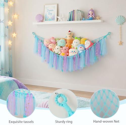 FIOBEE Stuffed Animals Net LED Light Toy Hammock - Image 6